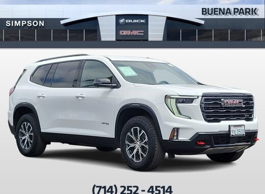 2026 GMC Acadia